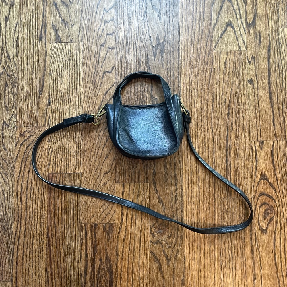 Madewell Black Mini Crossbody Bag with Adjustable Strap